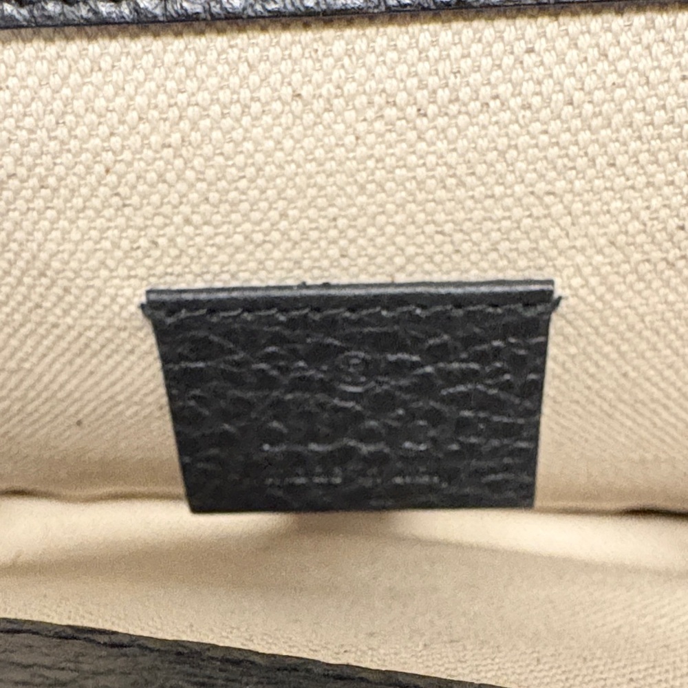 Like New Gucci Leather Chain Shoulder Bag - Picture 9 of 11
